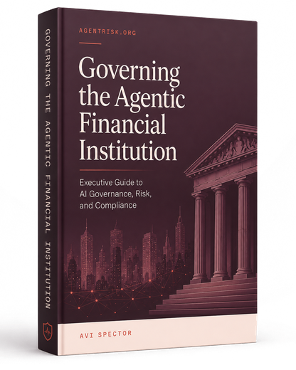 Governing the Agentic Financial Institution — executive guide cover